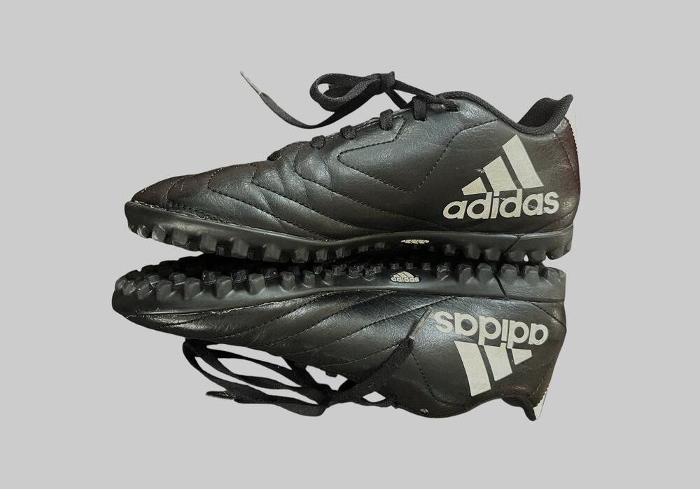 Adidas Mens Goletto VII TF FV8703 Black 6.5 Indoor Low Top Soccer Shoes Turf